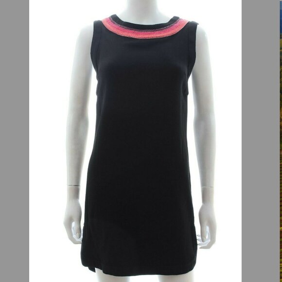 Sandro Embellished Neckline Dress Sz 1 - Picture 1 of 16